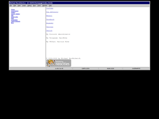 links screenshot