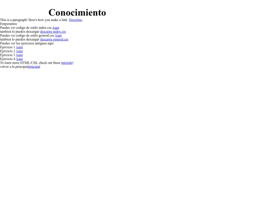 help/conocimiento screenshot