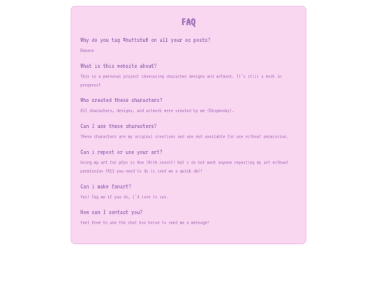 faq screenshot