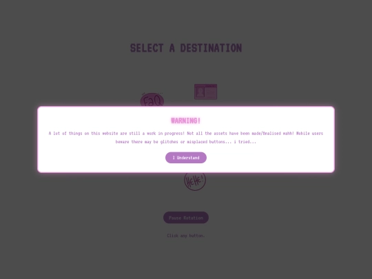 menu screenshot