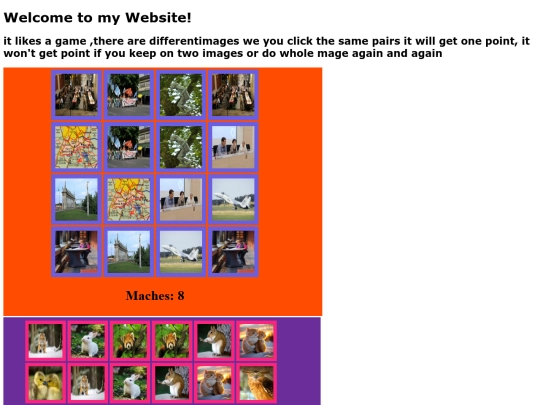 Dreamweaver/picturegame screenshot