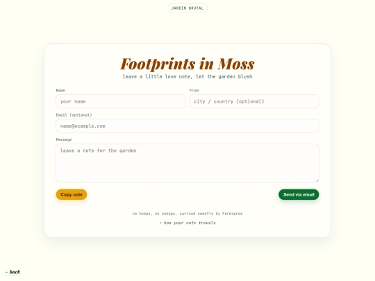 footprints screenshot