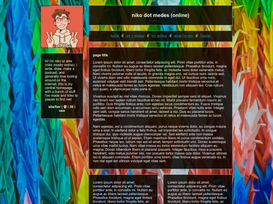 writing screenshot