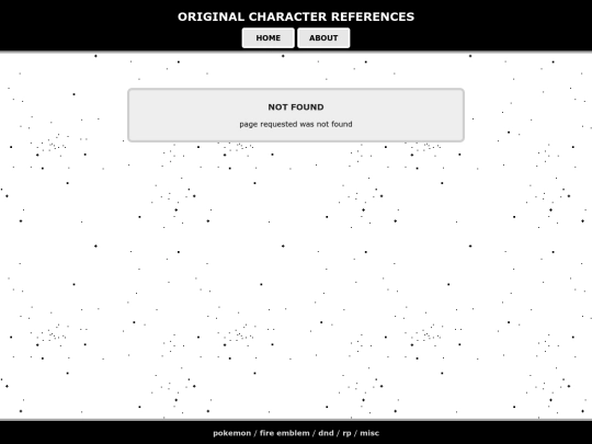 list/not_found screenshot