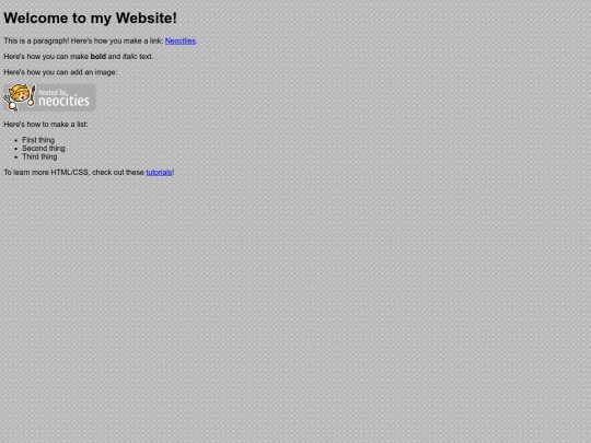 info screenshot