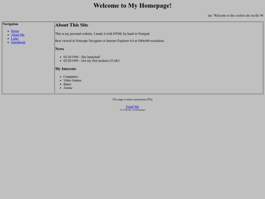 index screenshot
