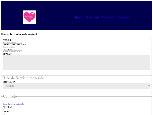 contacto screenshot