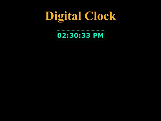 clock screenshot