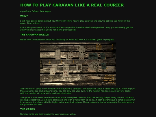 gaming/caravan screenshot