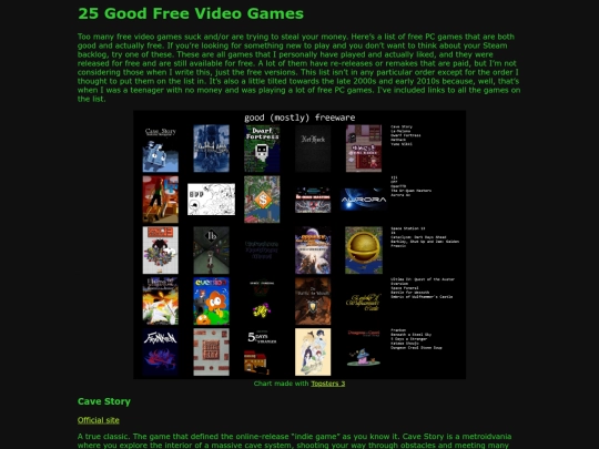 gaming/freeware screenshot