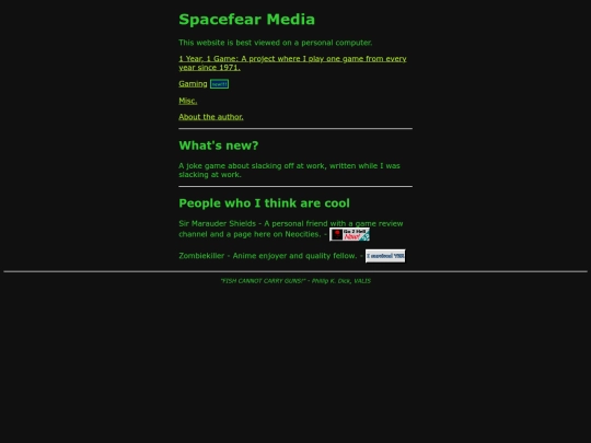 index screenshot