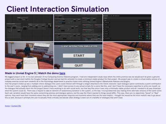 clientinteraction screenshot