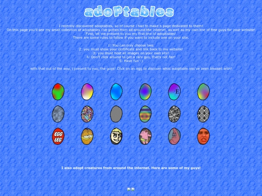 adoptables screenshot