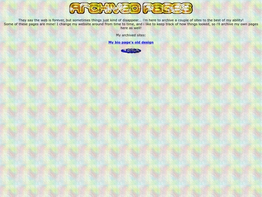 archivedpages screenshot