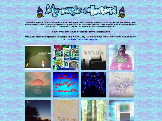 music-collection screenshot