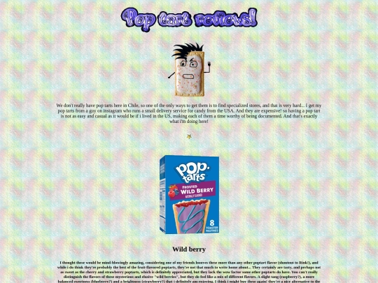 poptartreviews screenshot