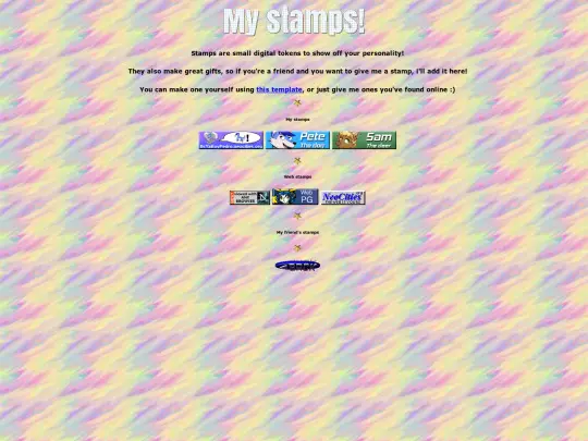 stamps screenshot