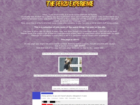 theferzuexperience screenshot