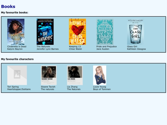 books screenshot
