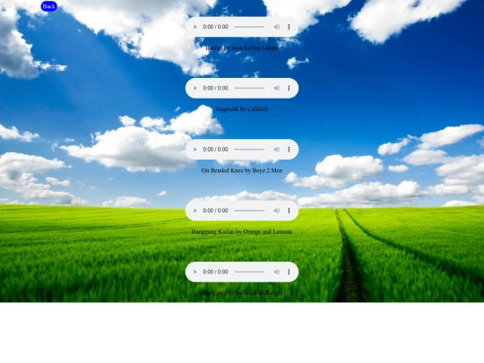 Music screenshot