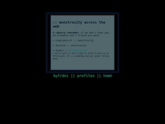 socials screenshot