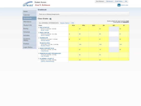 index screenshot