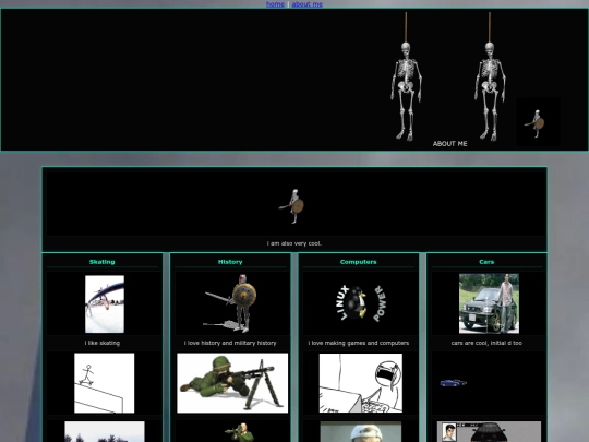 aboutme screenshot