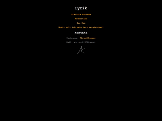 lyrik/lyrik screenshot