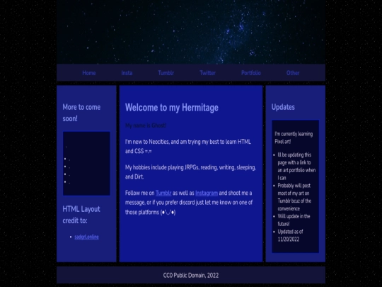 index screenshot