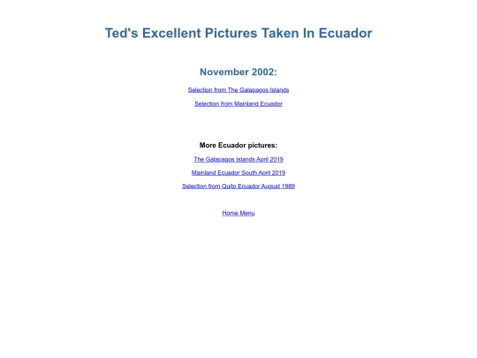 Ecuador/Menu2002 screenshot