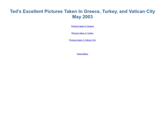 Europe2003/Menu screenshot