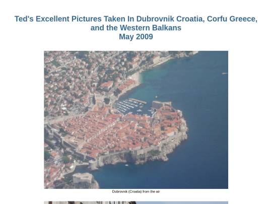 Europe2009/DubrovnikCorfu screenshot