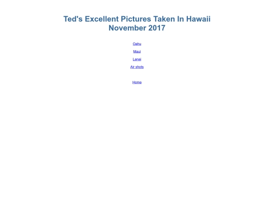 Hawaii2017/Menu screenshot