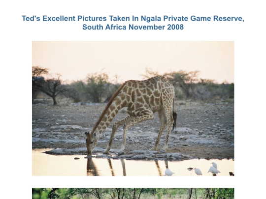 SouthernAfrica2008/Africa.Safari screenshot