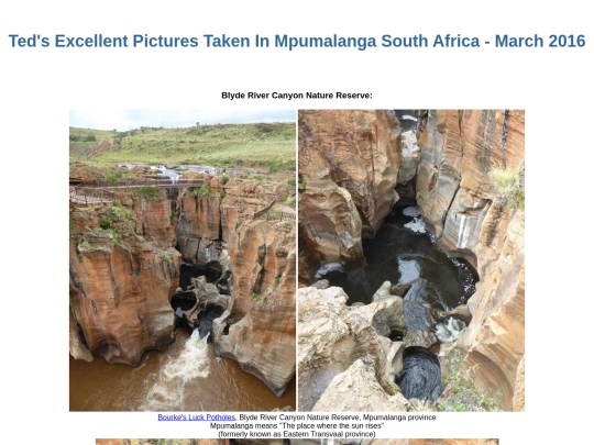 SouthernAfrica2016/SouthAfricaMpumalanga screenshot