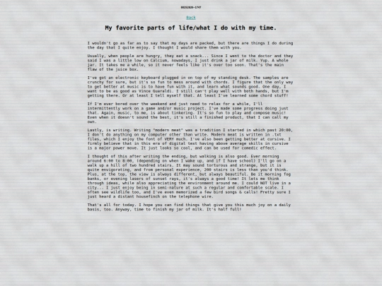 article/life screenshot
