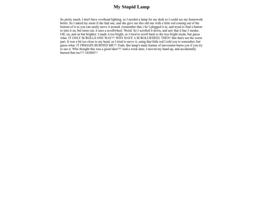 article/mystupidlamp screenshot