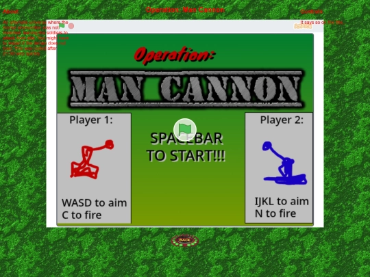 games/mancannon screenshot