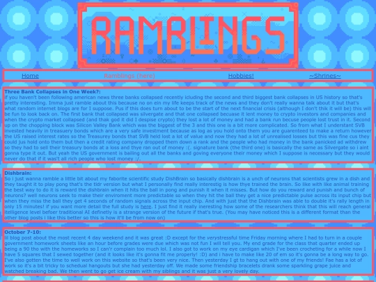 Ramblings screenshot
