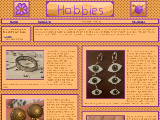 hobbies screenshot