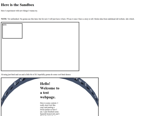 sandbox screenshot