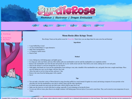 blog/recipes/moon_rocks screenshot