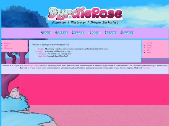 blogs screenshot