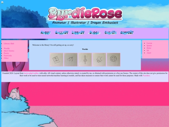 library screenshot