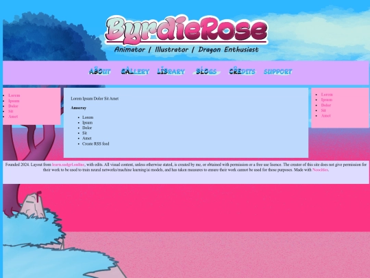 template screenshot