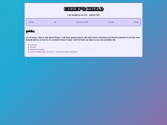 guides screenshot