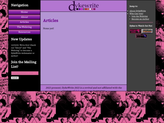 articles screenshot