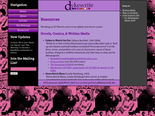 resources screenshot