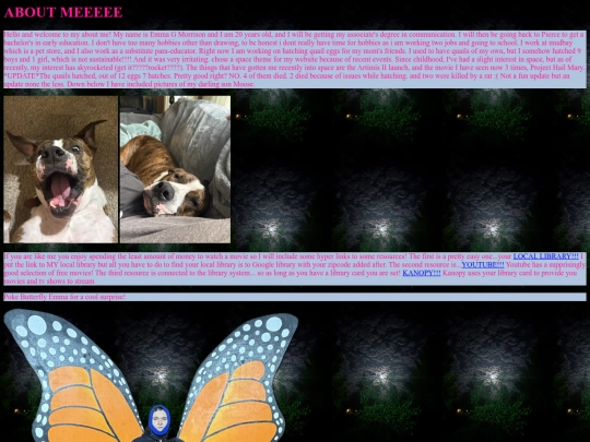 Aboutme screenshot
