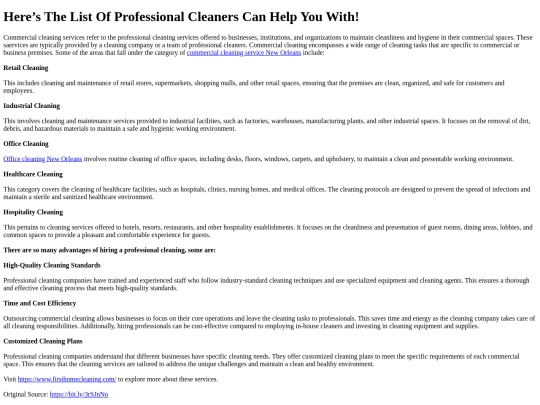 Blog/HeresTheListOfProfessionalCleanersCanHelpYouWith screenshot